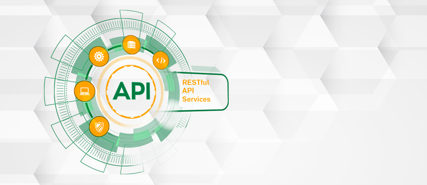 Header image showing a graphic detailing Aptys' RESTful API Services