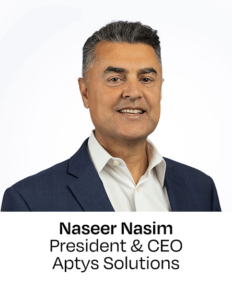 Naseer Nasim, Aptys, CEO